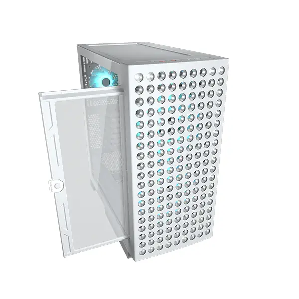 Cougar Airface ECO RGB Mid Tower E-ATX Gaming Casing (White)